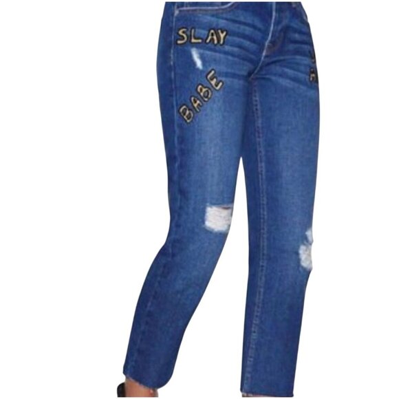 Kendall & Kylie Denim - Kendall & Kylie Cropped Skinny Jeans Size 24